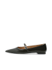 Bianco Mary Jane Schuhe in OlivePatent1