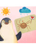 Mr. & Mrs. Panda Badematte Spinne Agathe Motivation ohne Spruch in Gelb Pastell