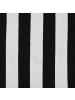 Beliani Outdoorteppich TAVAS in Schwarz/Weiß - (W) 80 x (H) 0.7 x (L) 150 cm