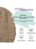 styleBREAKER Strick Mütze in Creme-Beige