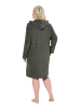 Ulla Popken Bademantel in olivgrau