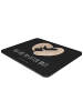 Mr. & Mrs. Panda Mousepad Otter Herz mit Spruch in Schwarz