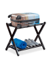 relaxdays Kofferständer in Braun - (B)67,5 x (H)56 x (T)42,5 cm
