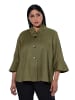 Ulla Popken Kurzjacke in dunkel khaki