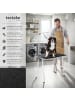 tectake Trimmtisch  Belastbarkeit 60 kg, schwarz/weiß