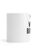 Juniqe Tasse "beyonce" in Schwarz