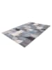 Teppich Boss Kurzflor Teppich Basil 425 Blau - Blau