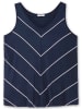 sheego Tanktop in tiefblau-gestreift