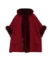 fraully Poncho in Rot
