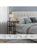 relaxdays Beistelltisch in Schwarz - (B)40 x (H)60 x (T)30 cm