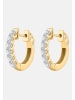 Ethische Diamanten Ohrringe aus 375 Gelbgold mit Lab Grown Diamant