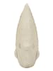 Mauro Ferretti Beigefarbene, fischförmige Kunstharzskulptur, 16,7 x 6,5 x 16,8 cm