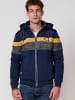 KOROSHI Sweatshirtjacke in blau