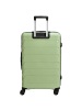 D&N Travel Line 4100 - 4-Rollen-Trolley L 74 cm (taupe) in lime green