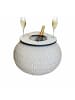 COOTAB Cooler Table 3-in-1 Loungetisch mit Acryl-Kühler Milano in Champagner 40 cm