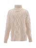 myMo Damen Rollkragenpullover in WOLLWEISS