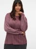 Vero Moda Strickpullover in Syrah