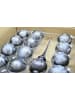 JACK Glas Christbaumkugeln + Spitze in Anthrazit