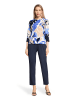 Betty Barclay Strickpullover mit Print in Light Blue/Cream