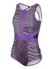 BECO the world of aquasports Badeanzug Hexagon in lila-schwarz