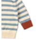 Little Green Radicals Striped Knitted Jumper in Blue