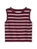 Marc O'Polo DENIM Ärmelloser Strickpullover regular in Dark Pink