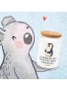 Mr. & Mrs. Panda Teedose Pinguin Diät mit Spruch in Weiß