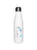 Mr. & Mrs. Panda Trinkflasche Edelstahl Einhorn Baby ohne Spruch in Weiß