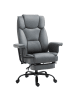 Vinsetto Bürostuhl-68L x 80B x 120–126H cm-Grau