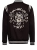 King Kerosin King Kerosin College Sweat-Jacke San Antonio Wolves in schwarz