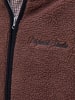 JACK & JONES Junior Teddyfell Jacke in Deep Mahogany