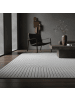 KADIMA DESIGN Outdoor-Teppich ENGADIN Bogenmuster Kurzflor Wohnzimmer Flur in Silber