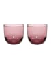like. by Villeroy & Boch 2er Set Wassergläser Like Glass in – 280 ml in Grape