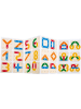 small foot Lernspiel Steckpuzzle Buchstaben und Zahlen