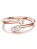 Glanzstücke München Ring Sterling Silber roségold Zirkonia weiß in roségold