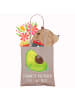 Mr. & Mrs. Panda Beuteltasche Avocado Schwangerschaft mit Spruch in Braun Pastell