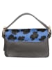 faina Damen Handtasche in Leopard Blu