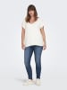 ONLY Carmakoma Skinny Jeans in Medium Blue Denim 1