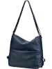 Mandarina Duck Rucksack / Backpack Mellow Leather Hobo Backpack FZT48 in Dress Blue