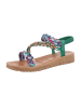 Ital-Design Sandale & Sandalette in Grün und Blau