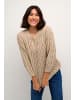 Kaffe Strickpullover KAlena Regular fit in Feather Gray Melange