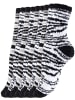 Yenita® Kuschelsocken 8 Paar Homesocks in Zebra