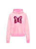 IZIA Women Hoodie in Rose