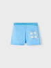 name it Stoff Shorts Kurze Hose mit Strick Tasche NKFFIDDA in Blau