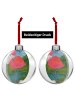 Mr. & Mrs. Panda Weihnachtsbaumschmuck Flamingo Classic Design o... in Weiß