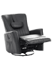 Beliani Fernsehsessel REA in Schwarz - (W) 85 x (H) 102 x (L) 107 cm