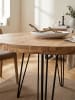 KADIMA DESIGN Design Esszimmertisch BAGLI rund Ø 120 x 78 cm Massiv-Holz
