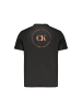 Calvin Klein Schwarz Herren T-Shirt aus Baumwolle