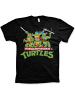 Teenage Mutant Ninja Turtles T-Shirt "Turtles Distressed Group T-Shirt" in Schwarz