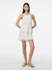 Pieces Minikleid in Bright White